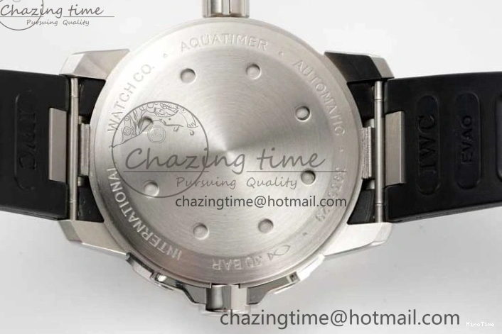 MIROTIME 1229 TechFriendly Aquatimer SS IW3290 RSF 1:1 Best Edition Black Dial on Black Rubber Strap A 7076